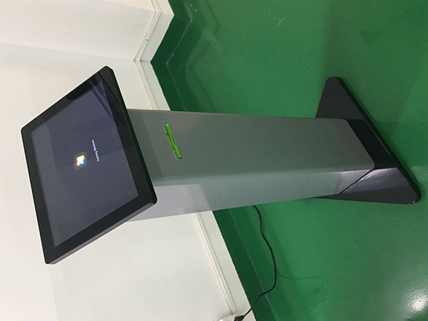 15inch capacitive touch screen kiosk with PC built in and with thermal printer