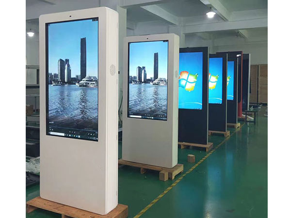 Outdoor LCD advertising player touch screen kiosk