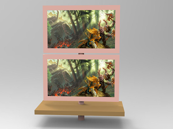 21.5inch 3 screens lcd display monitor for casino game table