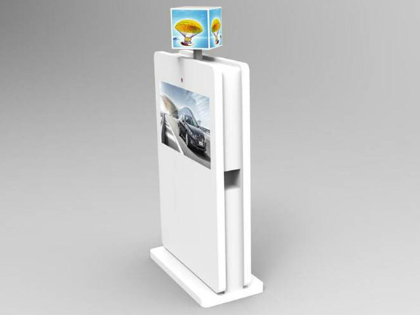 43inch double sided touch screen info. kiosk
