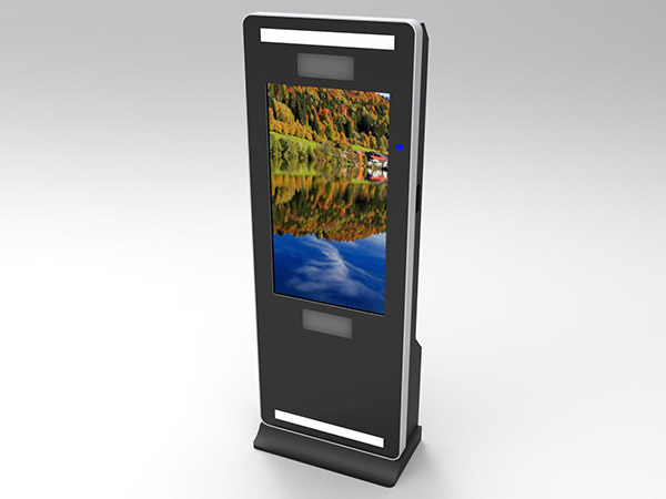 Interactive touch screen with motion sensor