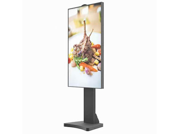 Free standing lcd advertising player digital totem kiosk