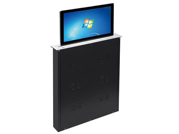 Lift and turning lcd monitor all in one monitor for meeting table