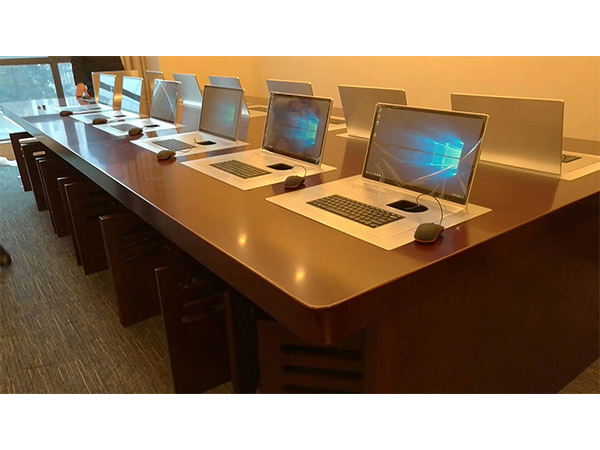 LFIT AND TURNING LCD SCREEN FOR MEETING TABLE