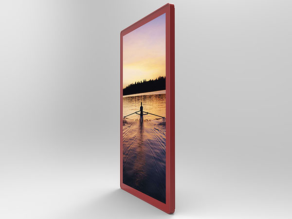 Raspberry wall mounted lcd advertising player
