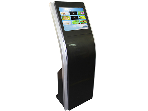 Self service kiosk with touch screen and thermal printer